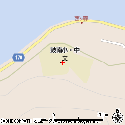 山口県周南市大島1434周辺の地図