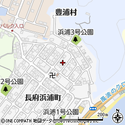 山口県下関市長府浜浦町17周辺の地図
