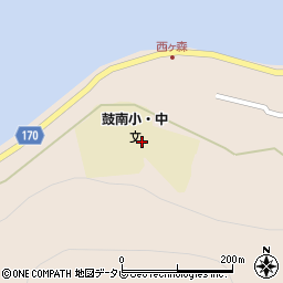 山口県周南市大島880周辺の地図