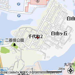 山口県山陽小野田市千代町周辺の地図