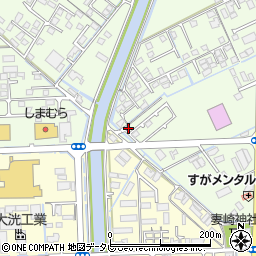 山口県宇部市中野開作468-16周辺の地図