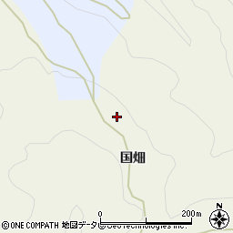 徳島県三好市池田町大利国畑192周辺の地図