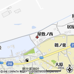徳島県小松島市和田津開町屋敷ノ西158周辺の地図