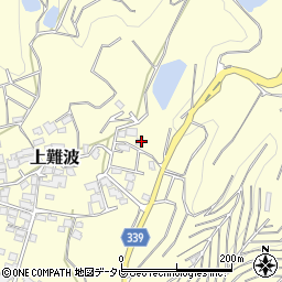愛媛県松山市上難波825-1周辺の地図