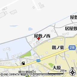 徳島県小松島市和田津開町屋敷ノ西周辺の地図