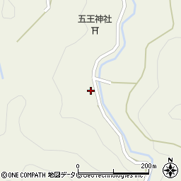 徳島県徳島市八多町田中周辺の地図