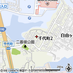 山口県山陽小野田市千代町2丁目9周辺の地図