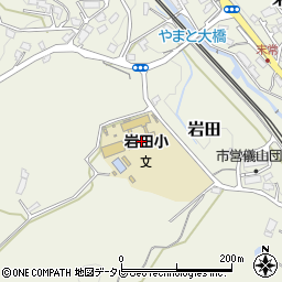 光市立岩田小学校周辺の地図
