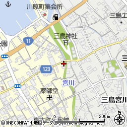 成美堂周辺の地図