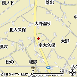 徳島県小松島市坂野町南大久保周辺の地図