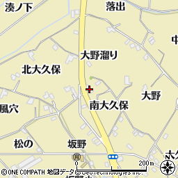 徳島県小松島市坂野町（南大久保）周辺の地図