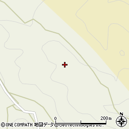 徳島県三好市池田町大利崎谷周辺の地図