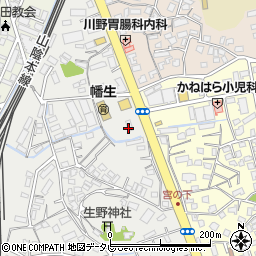 セブンイレブン下関幡生店周辺の地図