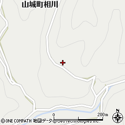 徳島県三好市山城町相川634周辺の地図