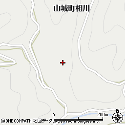 徳島県三好市山城町相川675周辺の地図