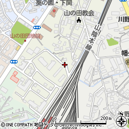 山口県下関市山の田東町9周辺の地図
