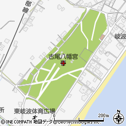 古尾八幡宮周辺の地図
