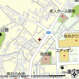 山口県宇部市東須恵黒石1845周辺の地図