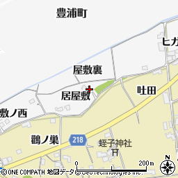 徳島県小松島市和田津開町居屋敷周辺の地図