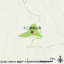 焼山寺周辺の地図