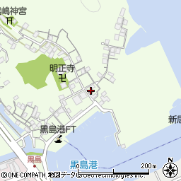 黒島簡易郵便局周辺の地図