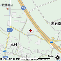 セブン田野配送センター　精肉センター周辺の地図