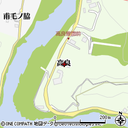 徳島県徳島市飯谷町高良周辺の地図