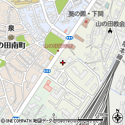 山口県下関市山の田東町6-1周辺の地図