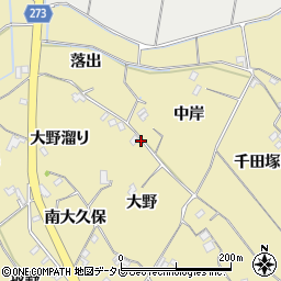 徳島県小松島市坂野町大野周辺の地図