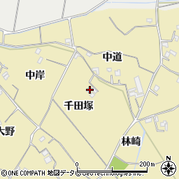 徳島県小松島市坂野町千田塚周辺の地図