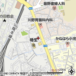 八剣伝 山の田店周辺の地図