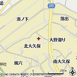 徳島県小松島市坂野町北大久保周辺の地図