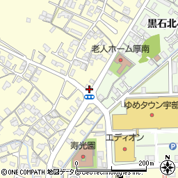 山口県宇部市東須恵黒石1128周辺の地図