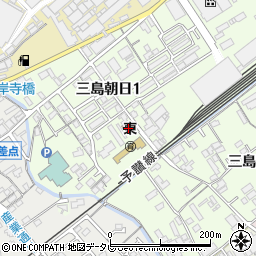伊予三島朝日郵便局 ＡＴＭ周辺の地図