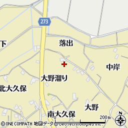 徳島県小松島市坂野町大野溜り周辺の地図