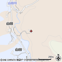 山口県光市立野山田周辺の地図