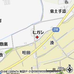 徳島県小松島市和田津開町ヒガシ周辺の地図