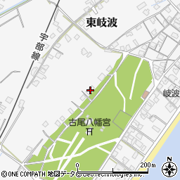 山口県宇部市東岐波1450-45周辺の地図