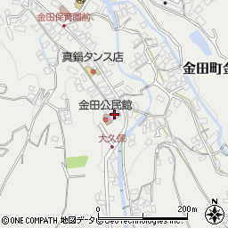 金田体育館周辺の地図