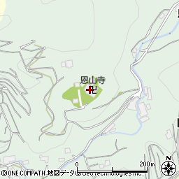 母養山恩山寺周辺の地図