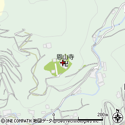 恩山寺周辺の地図