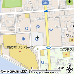 実演手打うどん杵屋 おのだサンパーク店周辺の地図