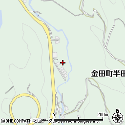 愛媛県四国中央市金田町半田442周辺の地図