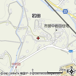 山口県光市岩田周辺の地図