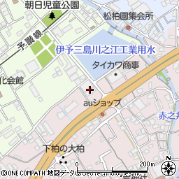 株式会社四国自動車部品商会　三島営業所周辺の地図