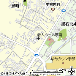 山口県宇部市東須恵黒石1123周辺の地図