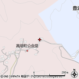 山口県下関市高畑389周辺の地図
