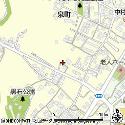 山口県宇部市東須恵黒石1186周辺の地図