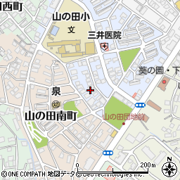 山口県下関市山の田中央町3-9周辺の地図