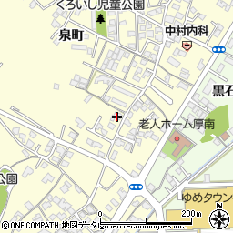山口県宇部市東須恵黒石1141周辺の地図